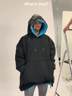 I'll be wearing this 24/7 🌧 #waterproofhoodie #outdoorhoodie #cosyforwinter #kuddly #whatisthat #omgwhatisthat 