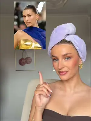 Met Gala 🤝 Hailey Bieber Slick‑back up‑do, recreated at home with Noughty  Frizz Magic understood the assignment ✨
