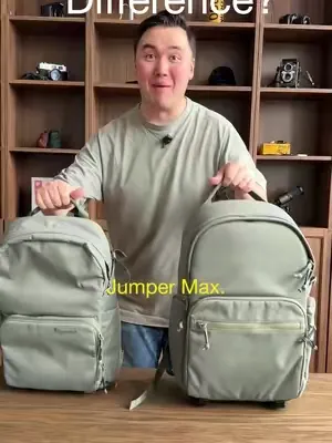 Jumper vs. Jumper Max #brevite #backpack #camerabag #packing 