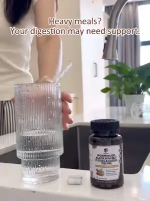 Dinner’s done 🍽️ Now it’s time for my little post-meal routine. Supporting my gut one capsule at a time.✨  #GutHealth #DigestiveSupport #WellnessRoutine