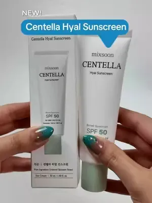 Discover our new sunscreen now!  Have questions? Drop them in the comments! #mixsoon #kbeauty #TikTokshop #GlassSkin #Centella