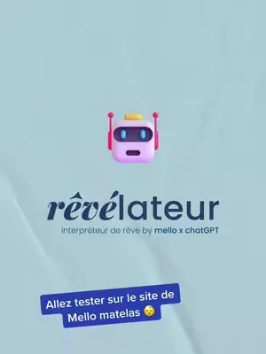 et toi c’est quoi ton rêve le plus fou ? 🤯#foryou #revelateur #viral #ia #trend #mellomatelas #chatgpt  